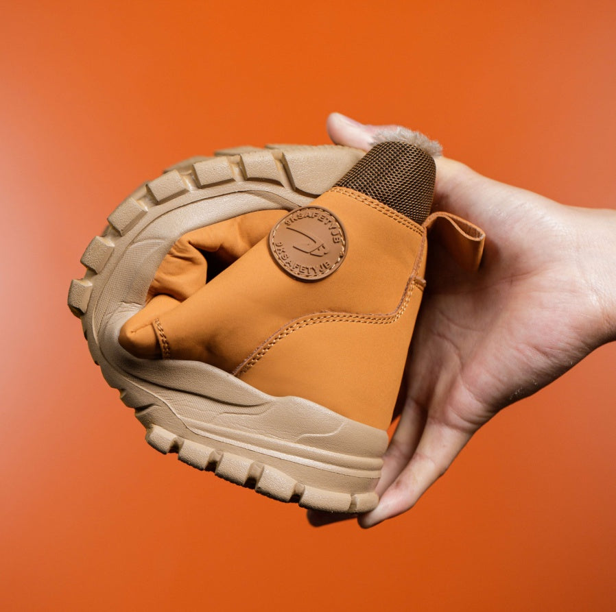 ArcticGuard™ Men’s Waterproof Steel-Toe Snow Boots