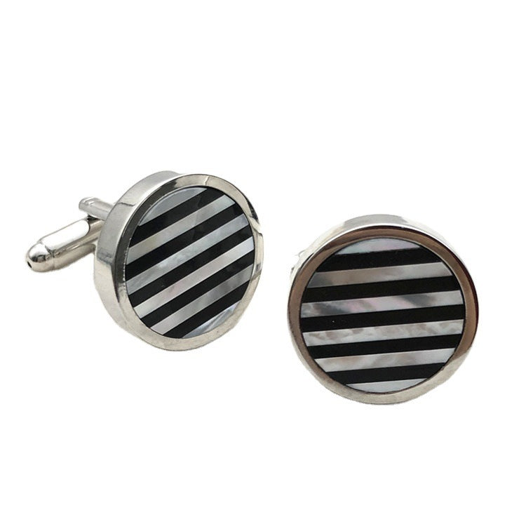 Agateshell Cuff Links
