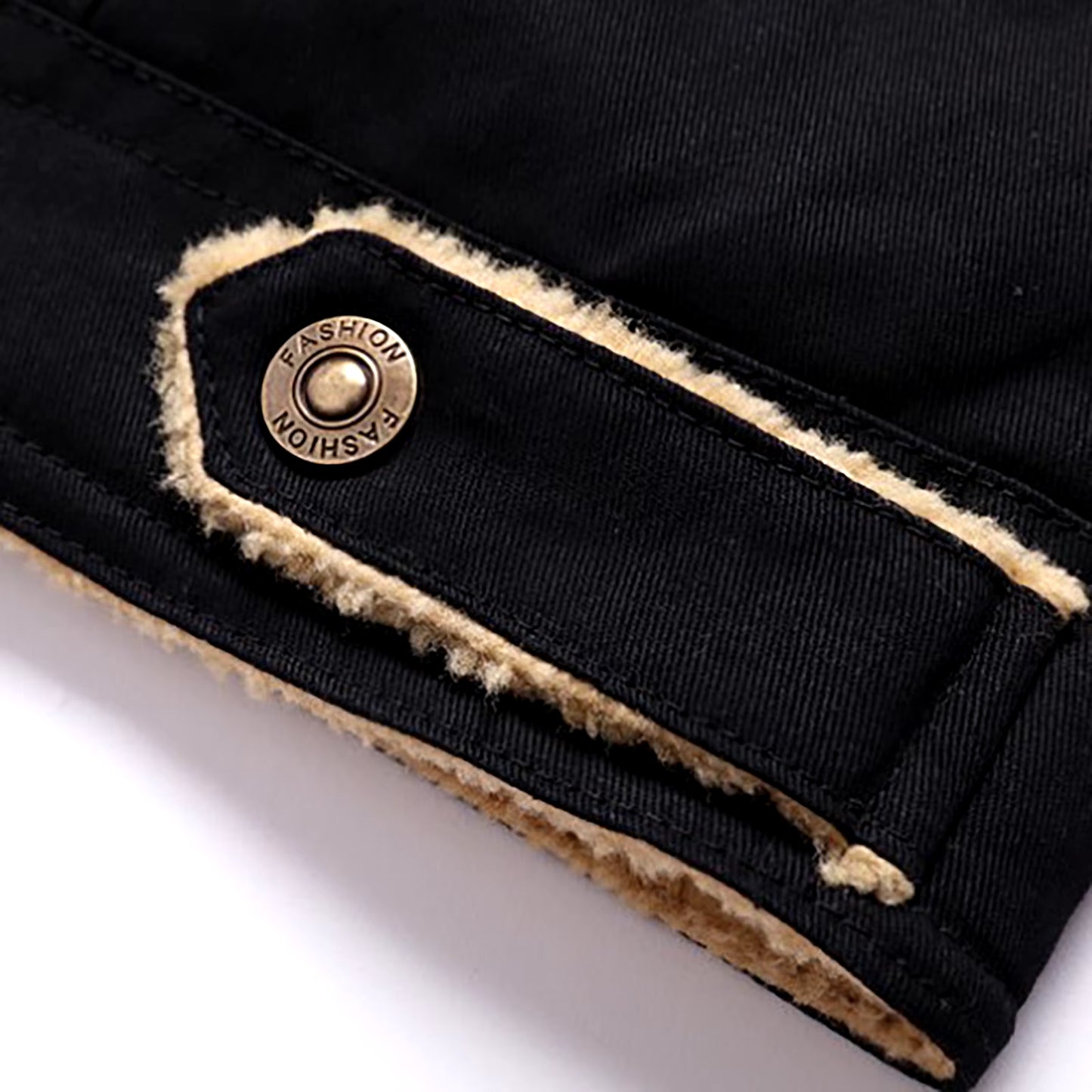 Solid Pocket Cardigan- Button Closure and Fleece Lining