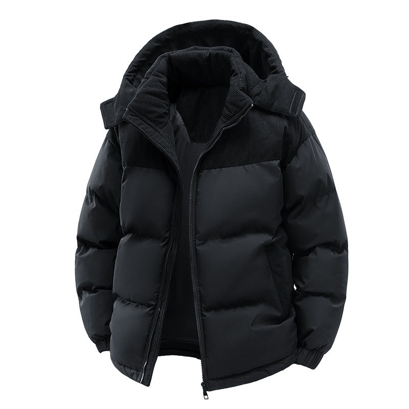 Westbury Puffer- Cotton-Padded Patchwork Coat