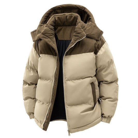 Westbury Puffer- Cotton-Padded Patchwork Coat