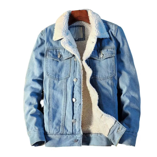 Winter/ Autumn Velvet Denim Jacket | Inner Fleece