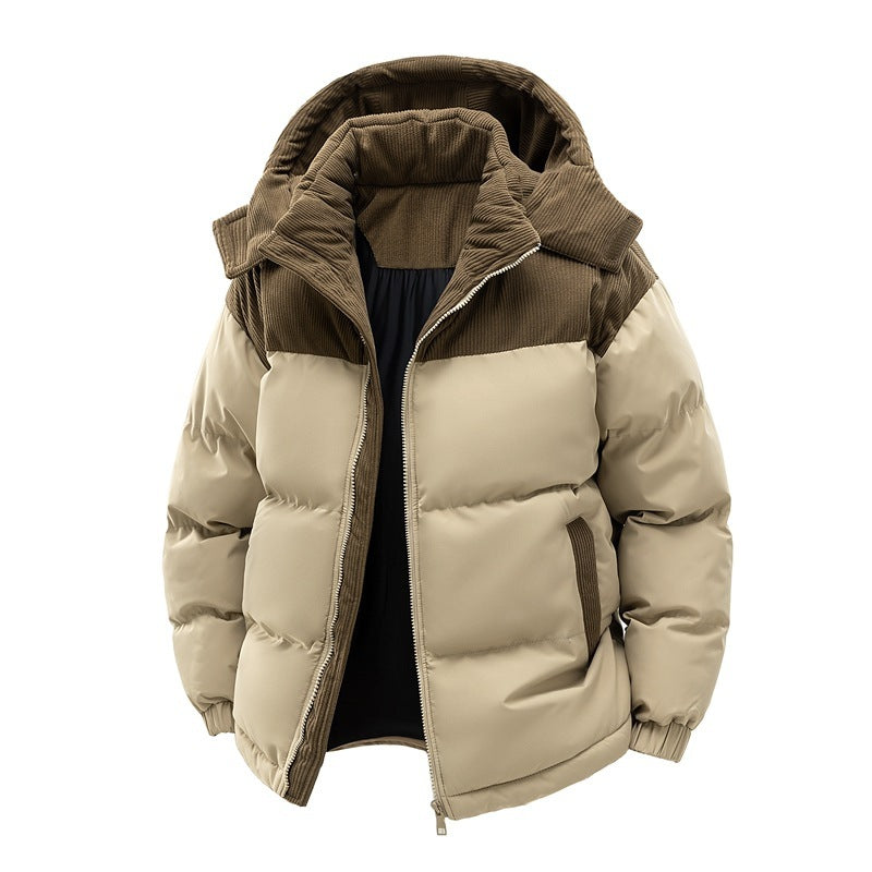 Westbury Puffer- Cotton-Padded Patchwork Coat