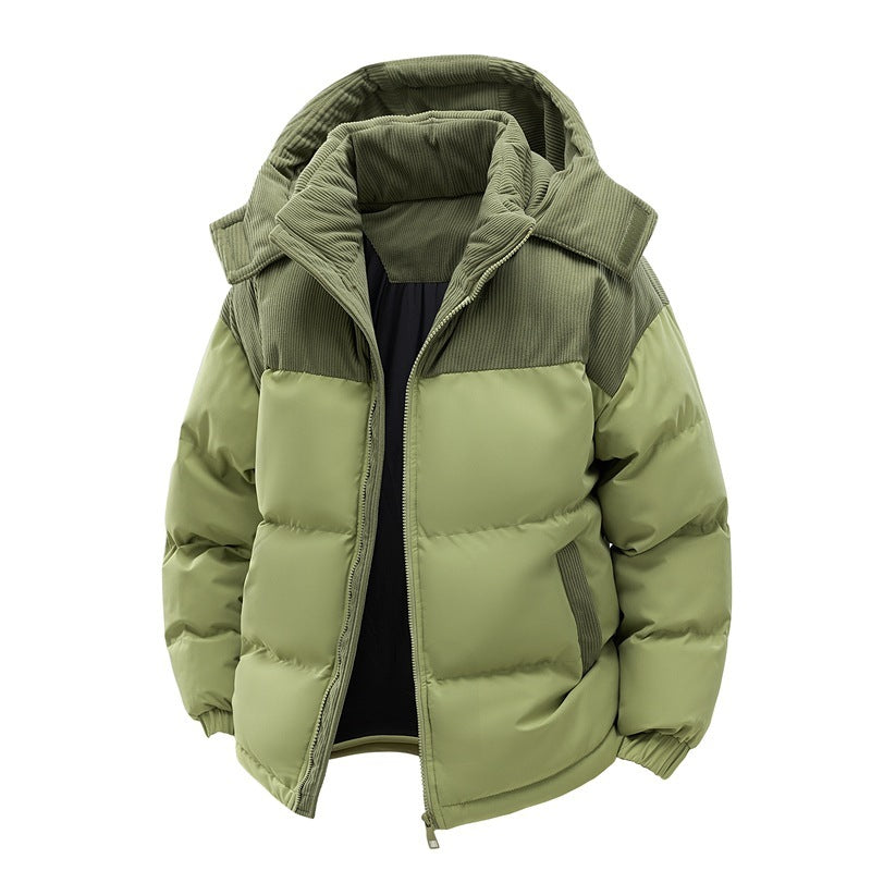 Westbury Puffer- Cotton-Padded Patchwork Coat