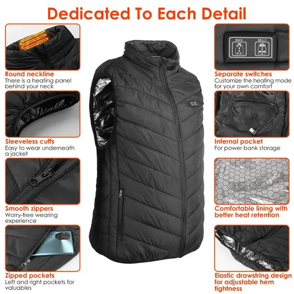 LuxeHeat™ Men’s Electric Heated Vest