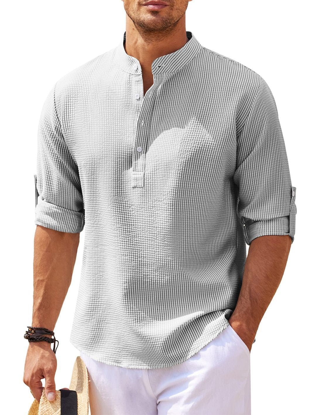 The Everyday Gent Stand Collar Shirt